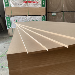 Wholesale Factory MDF price laminated plain mdf board Raw MDF For Furniture