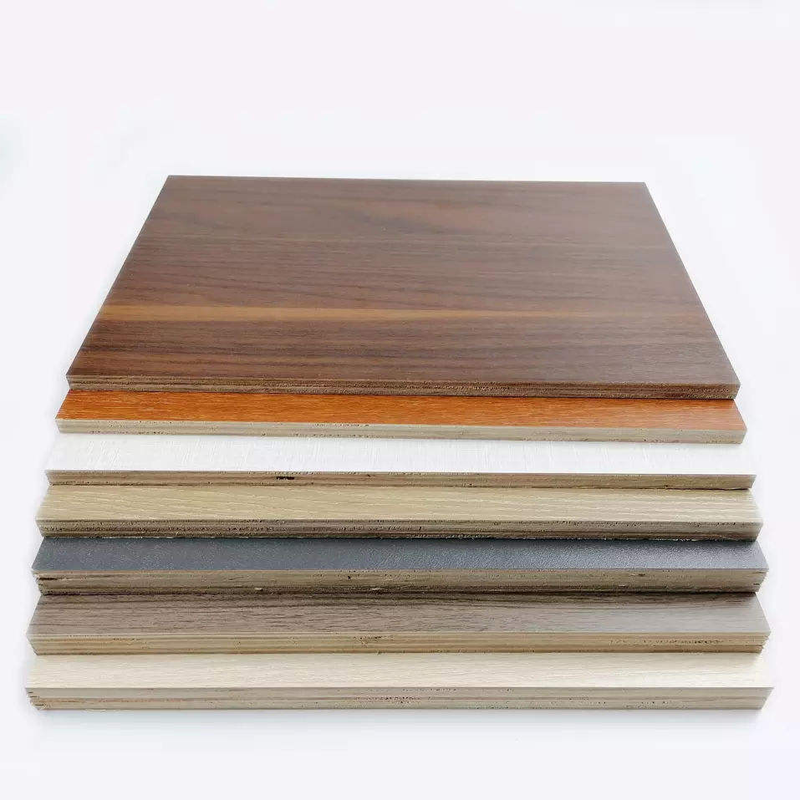 Custom Size Wood Natural Veneer MDF Sheet Natural Water Resistant MDF Melamine Board