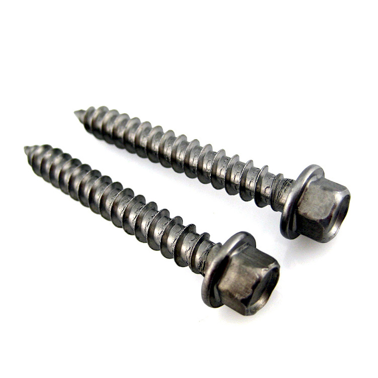 Stainless Steel Hex Flange Washer Head Concrete Screw