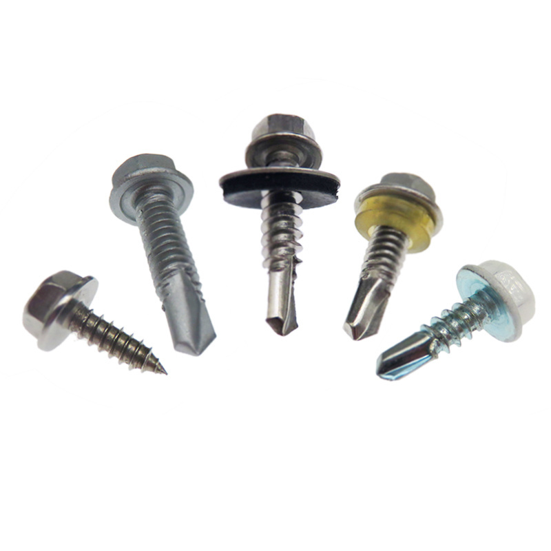 self drilling screw manufacturer suppliers Galvanized Hex Self Drilling Screws Hexagon Wood Brass Screws