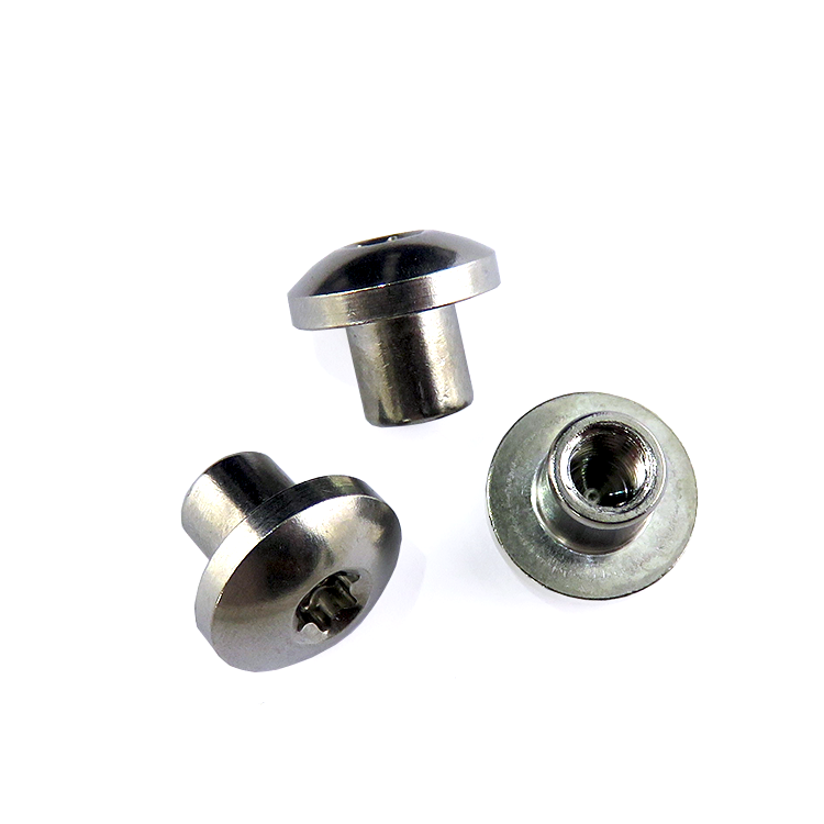 Factory Price Stainless steel through hole female screw belt screw threaded barrel nut chicago screw