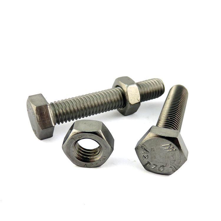 Hex Bolt Screw Factory Price Customized Wholesale High Strength Metric m6 m7 m8 m9 m15 m17 m20 304 316 stainless steel Hex Bolt