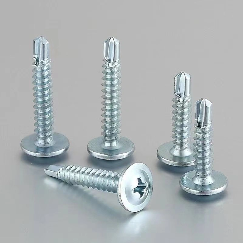 Steel Zinc-plated truss head self drilling screw galvanized truss head self drilling screws