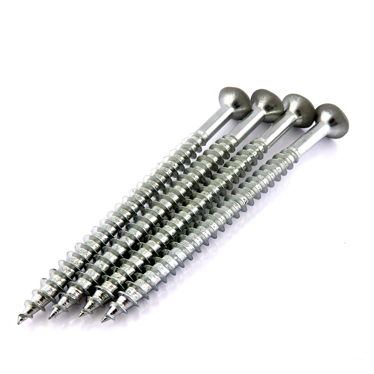 Factory Price White Galvanized Phillips Self Tapping  Flat Head Wood screw