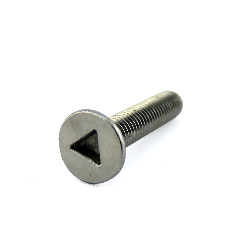 Wholesale Customized M4 Stainless Steel 304 Anti-theft pan head Triangle screw