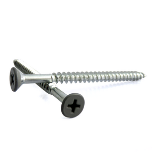 Factory Price White Galvanized Phillips Self Tapping  Flat Head Wood screw