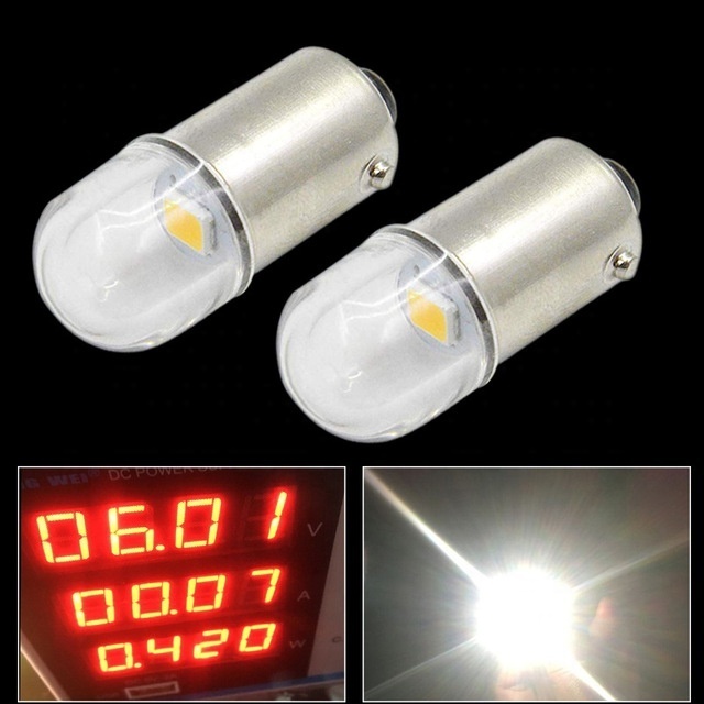 Factory Direct 6v Ba9s Led Light Bulb H6W BAX9S Indicator lights Flashlight Bulb Warm White 3157 Led Bulb Red