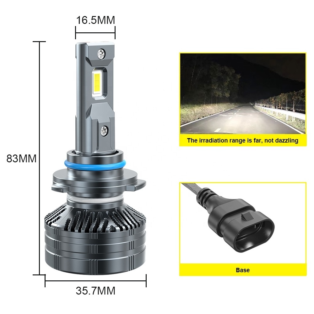 Modern New Style 50w Car Bulbs H8 H11 Universal and 9005 9006 Universal Led For Headlights LED 9005 LED Headlight Bulb