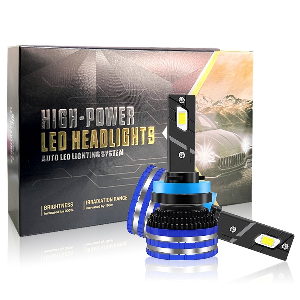 COB LED Headlight 75W 15000LM Car H11 LED Headlights Bulb Head Lamp Fog Light V88 h11 Led Bulb