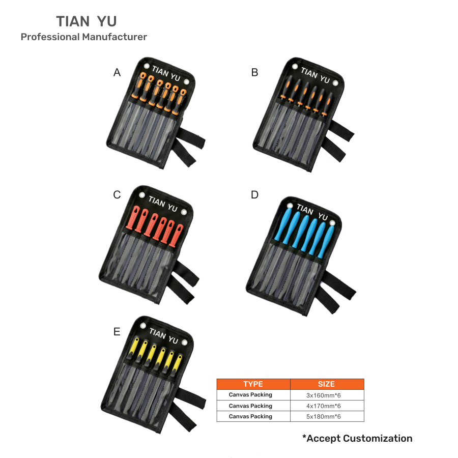 File Rasp Needle Files Set3*140mm 4*160mm 5*180mm Carving Metal Glass Stone wood Polishing Carbon Steel File Set