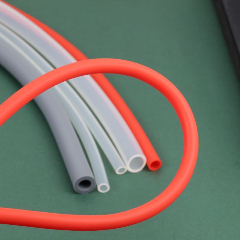 Medical grade high temp resistant flexible multiple color rubber pipes silicon hose silicone tubes wholesale customization