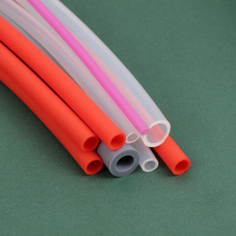 Medical grade high temp resistant flexible multiple color rubber pipes silicon hose silicone tubes wholesale customization