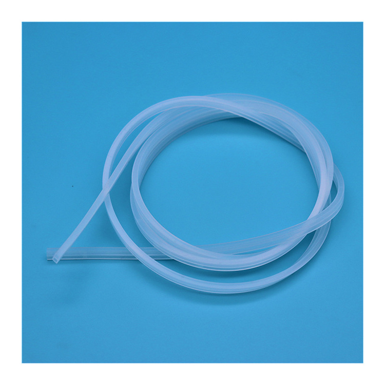 Factory supply silicone tube thin wall pipe flexible high clear silicone rubber tubing food grade rubber hose customization