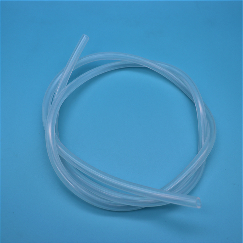 Factory supply silicone tube thin wall pipe flexible high clear silicone rubber tubing food grade rubber hose customization