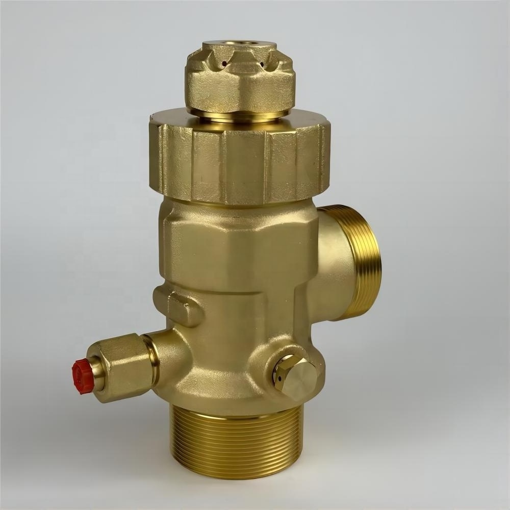 Custom CE certificated FM-200 series DN32~DN50 Brass ball valves Gas control fire-extinguishing cylinder valves