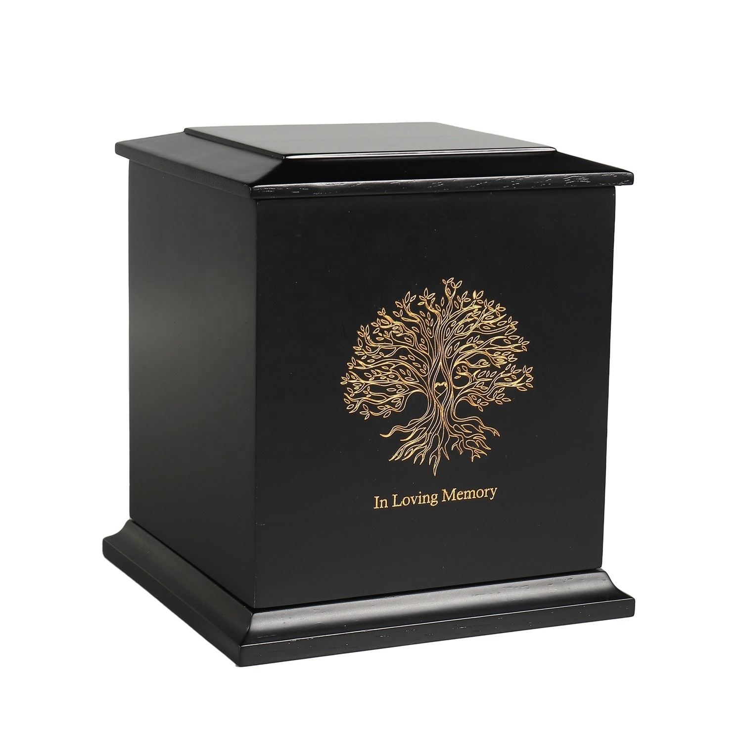 Manufacturer Wholesale Custom Luxury Design Solid Wood Custom Pet Urns for Ashes