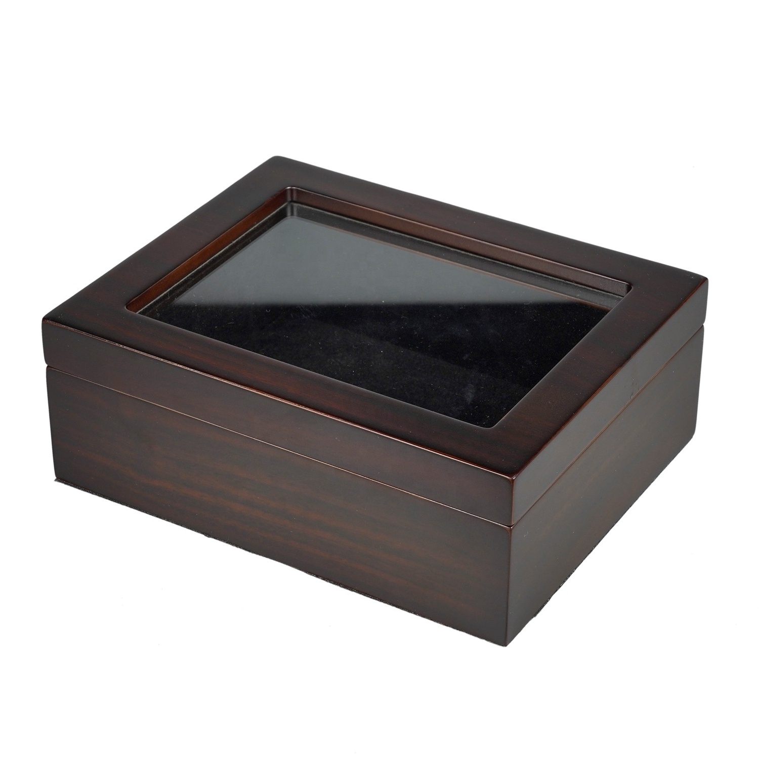 High Quality Walnut Wood Cremation Urn Box Custom Wooden Pet Animal Urn