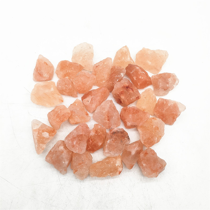 Wholesale natural orange salt raw crystal stone himalayas crystal rough stone for healing