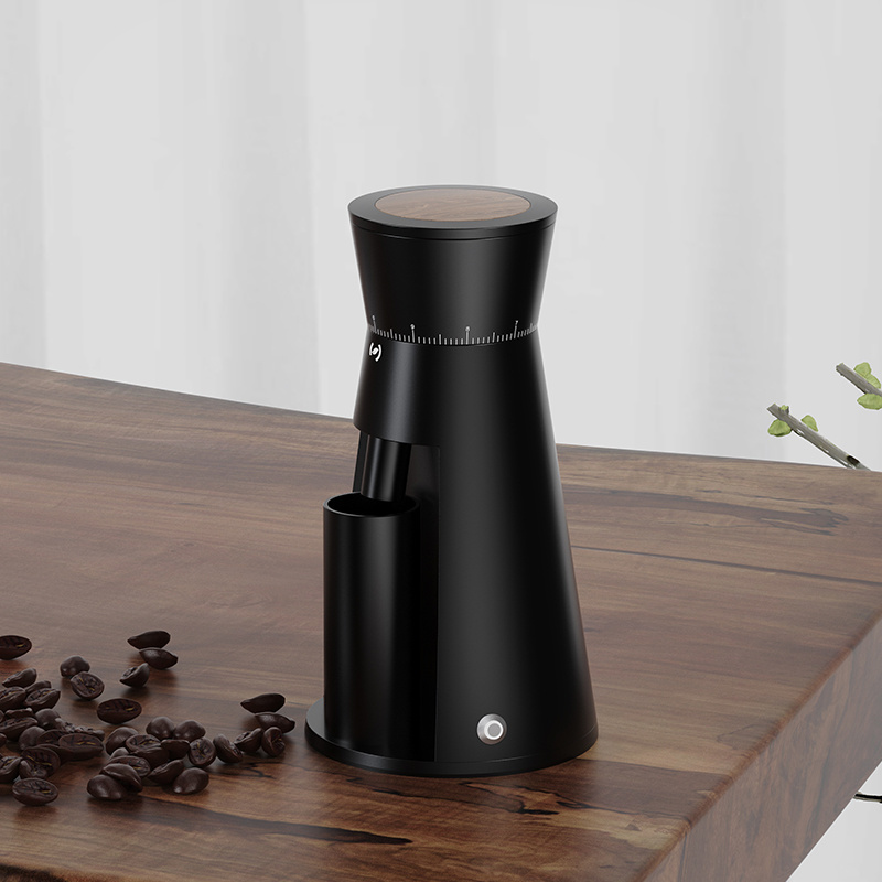 DHPO Professional Wireless Espresso Coffee Grinder Machine Aluminum Alloy Conical Burr Electric Coffee Bean Grinder