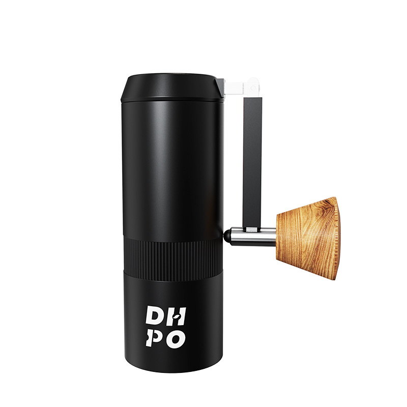 DHPO Portable manual coffee mill 304stainless steel burr adjustable 38MM Italian Espresso hexagonal grinding core