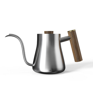 DHPO 800ml Gooseneck Pour Over Coffee Kettle Tea pot Long Spout Glass Drip Coffee Kettle Pot