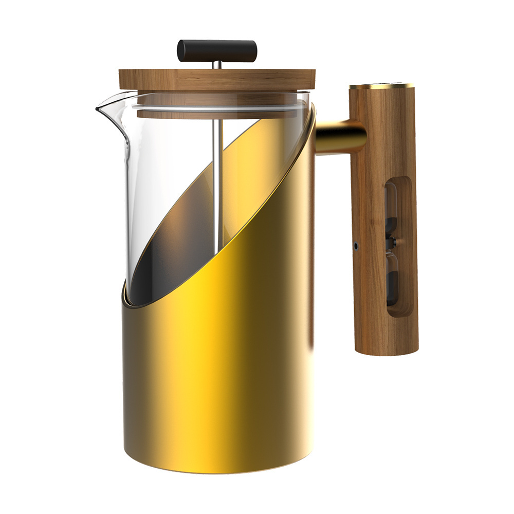 Eco Friendly High Quality Stainless Steel French Coffee Press Coffee and Tea Maker Coloful