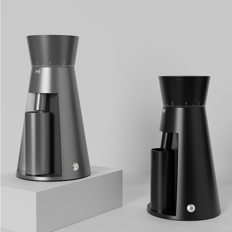 DHPO Professional Wireless Espresso Coffee Grinder Machine Aluminum Alloy Conical Burr Electric Coffee Bean Grinder