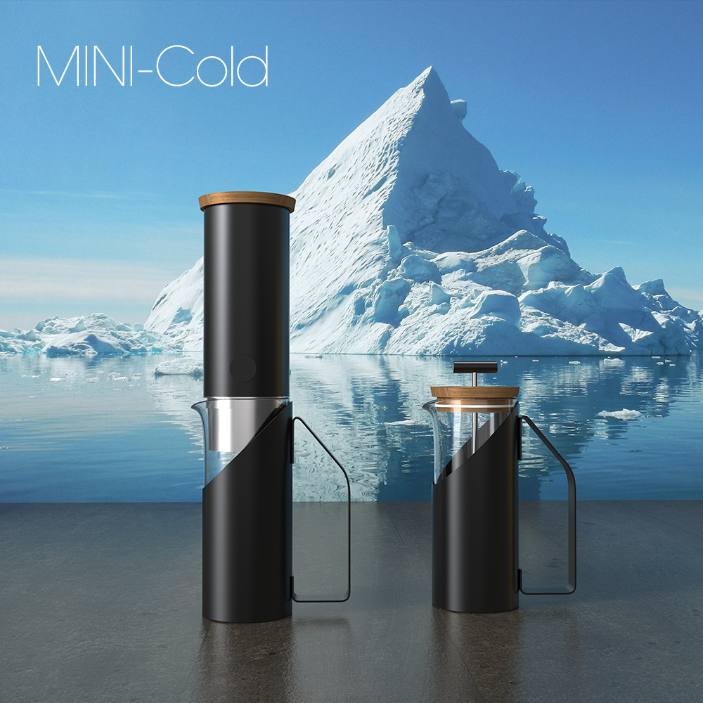 Portable cold brew coffee maker black cold brew ice coffee maker cold drip brew coffee maker