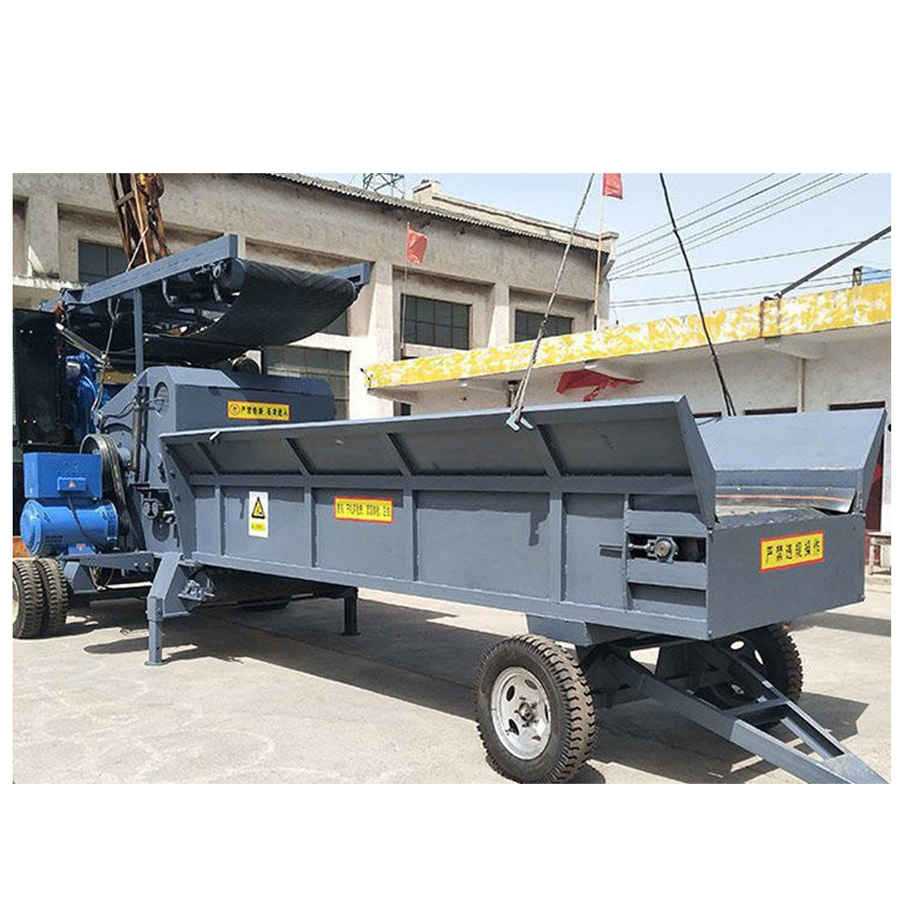 wooden furniture floor window door recycling crushing machine Garbage recollecting station garbage wood crusher shredder chipper