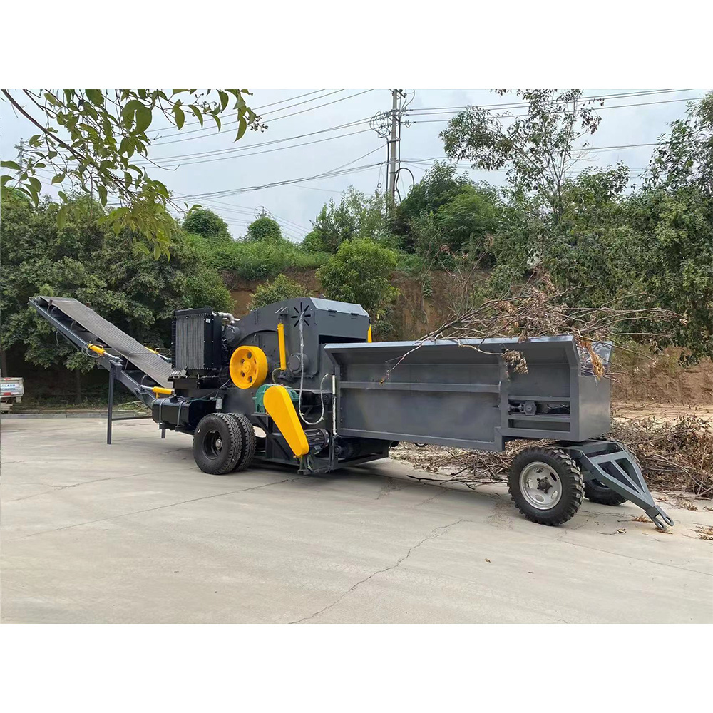 wooden furniture floor window door recycling crushing machine Garbage recollecting station garbage wood crusher shredder chipper