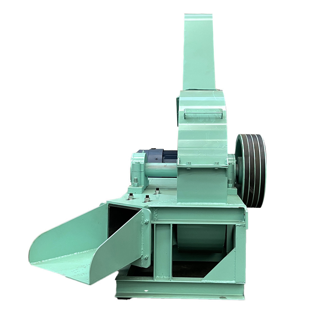 Industrial diesel engine wood timber crusher bamboo aspen wood chipper for paper mill