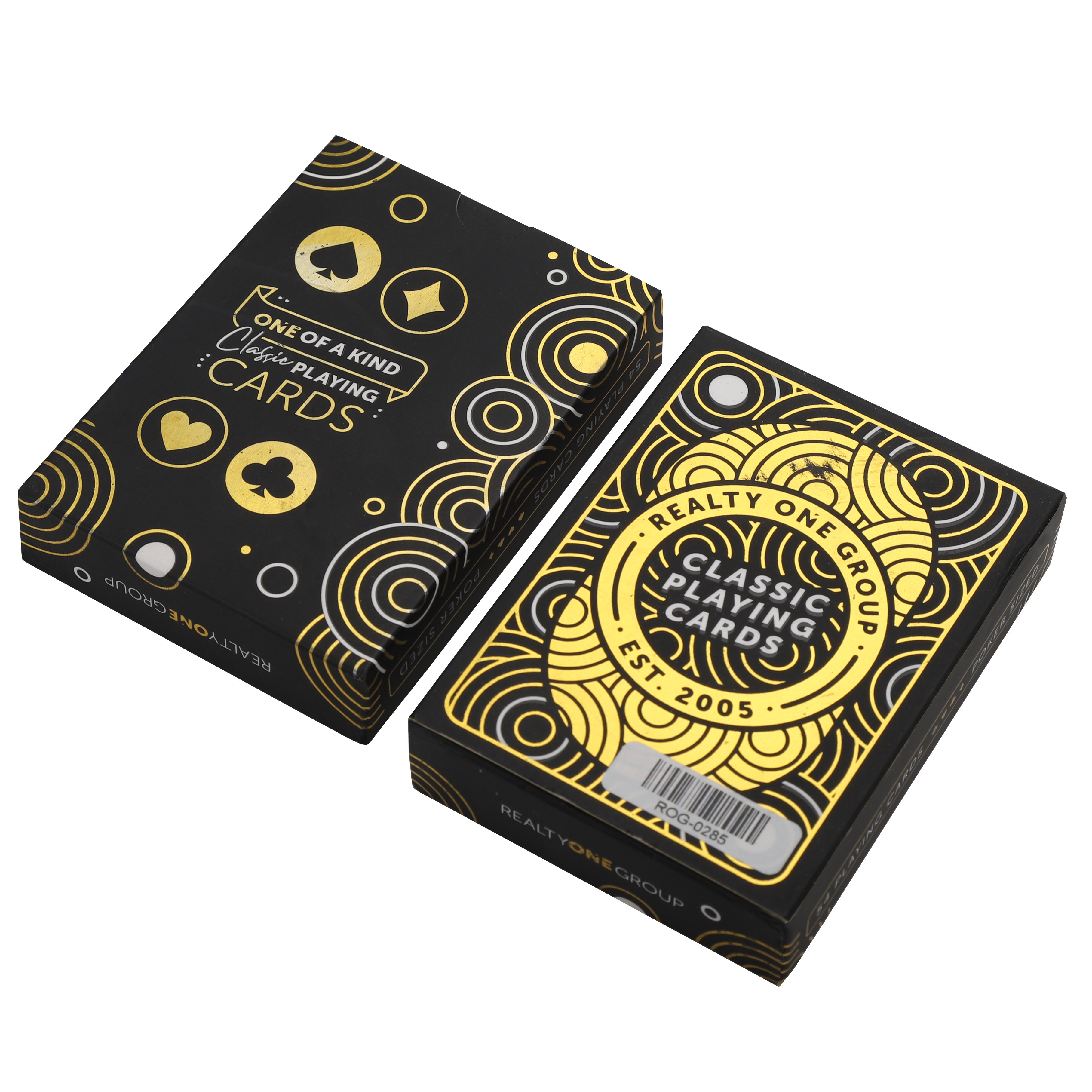 Free Sample Custom Design Your Logo Golden Foil Stamp Paper Printed Box Poker Deck Blank Sublimation Playing Cards