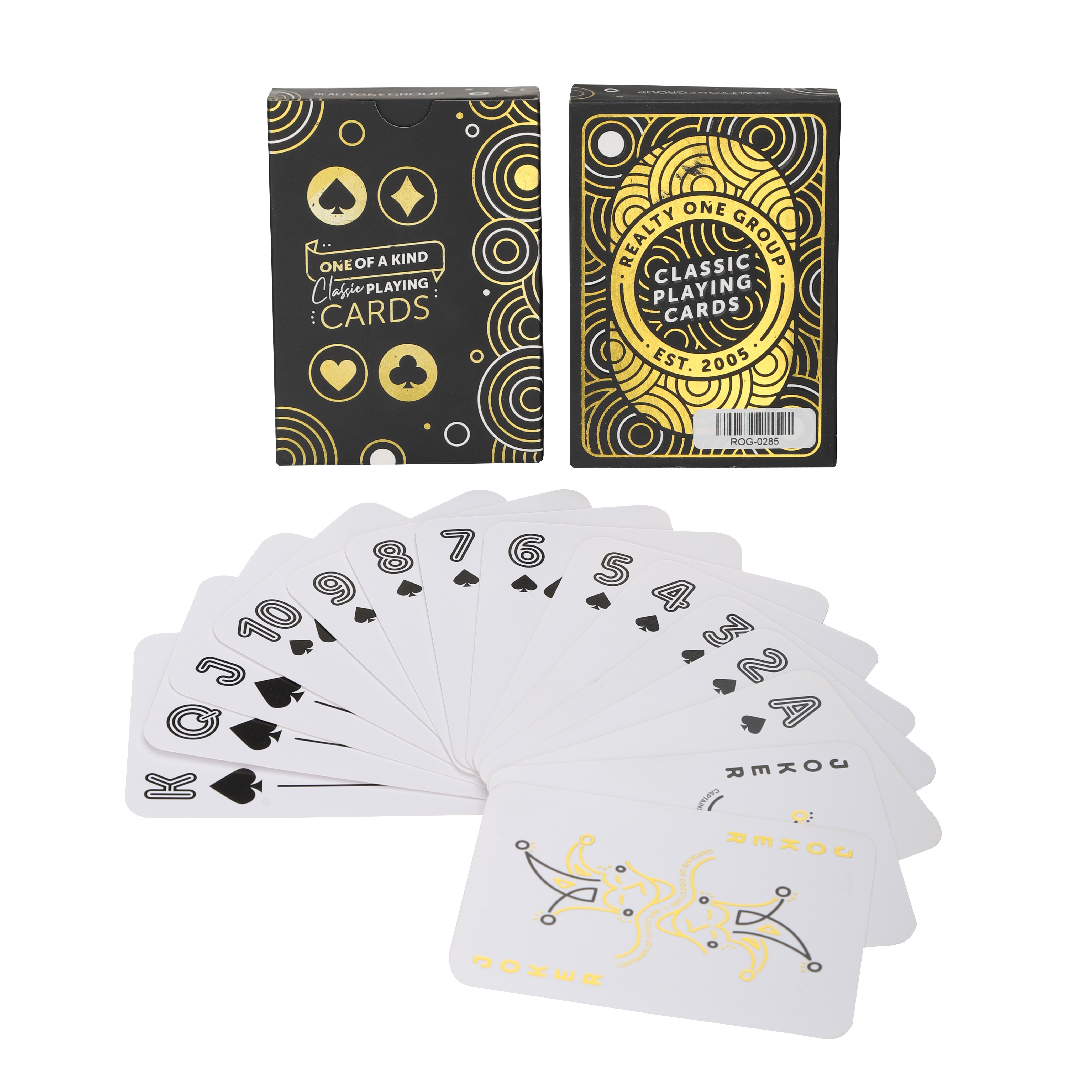 Free Sample Custom Design Your Logo Golden Foil Stamp Paper Printed Box Poker Deck Blank Sublimation Playing Cards