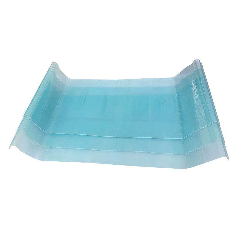 Clear Plastic Roofing Sheet Unbreakable Glass Roof Fiberglass Roof Tile Shingles Frp Sheets for Building Material