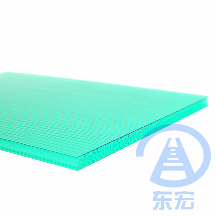 Clear Sunlight PC Polycarbonate Hollow Plastic Double Wall Sheet Roofing Panels With Low Price For Roof