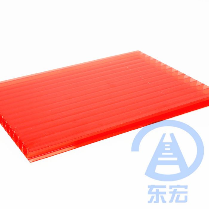 Clear Sunlight PC Polycarbonate Hollow Plastic Double Wall Sheet Roofing Panels With Low Price For Roof