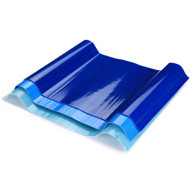 Clear Plastic Roofing Sheet Unbreakable Glass Roof Fiberglass Roof Tile Shingles Frp Sheets for Building Material