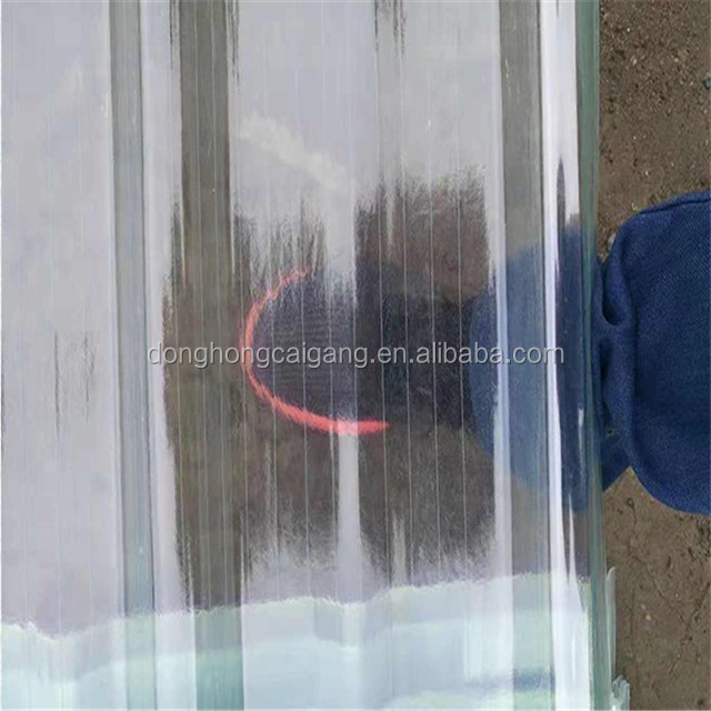 Manufacturer Sale Transparent FRP Corrugated Roofing Sheet/Fiberglass Roof Panels for Greenhouse Canopy