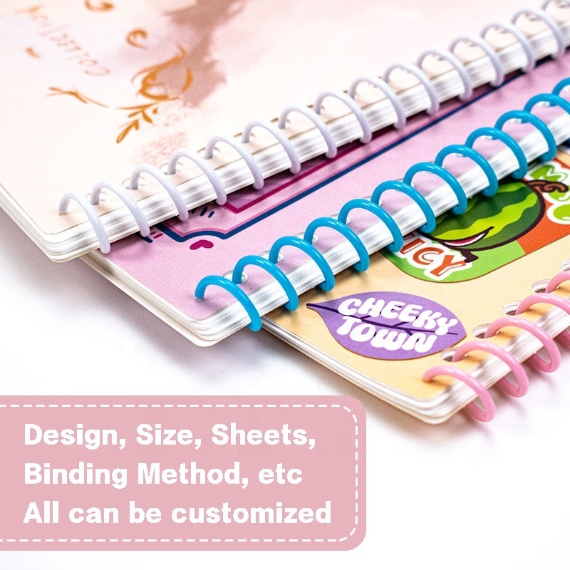 Custom pink art book collection cute style sticker books for collecting and organizing sticker