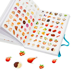 Custom Printing Reusable Peelable Self Adhesive Paper Children Sticker Book