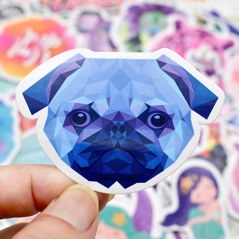 Waterproof Cartoon Custom Sticker Die Cut Vinyl Cartoon Kids Sticker in Bulk