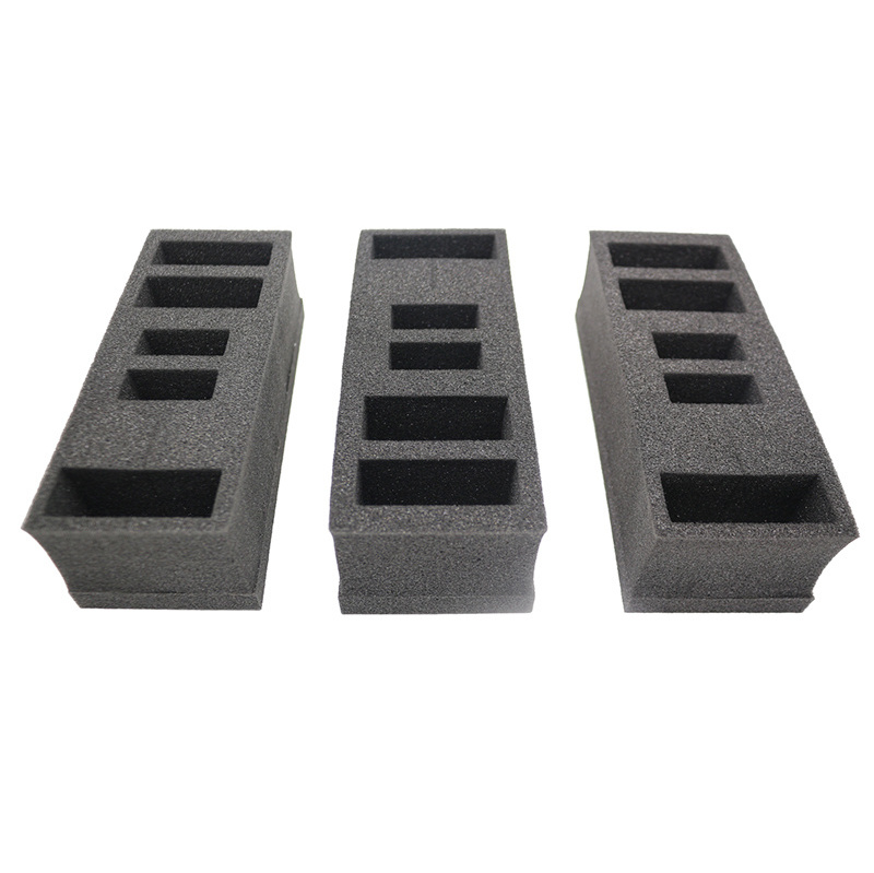 Custom Packaging Cushion Material Die Cut Black White EVA Foam Molded Sponge Inserts for Tool Jewelry Gift Case