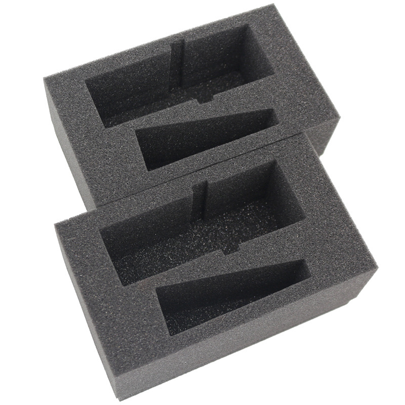 Custom Die Cut Box Packing Foam for Camera Foam Insert Shock Absorbing Pu Sponge Products Packing Custom Shape 18-25KG/M3 500pcs