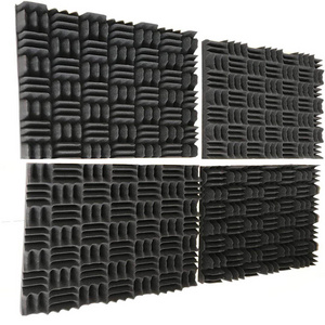 Hot selling Fireproof colorful high density PU foam sponge with self-adhesive tape acoustic foam panels