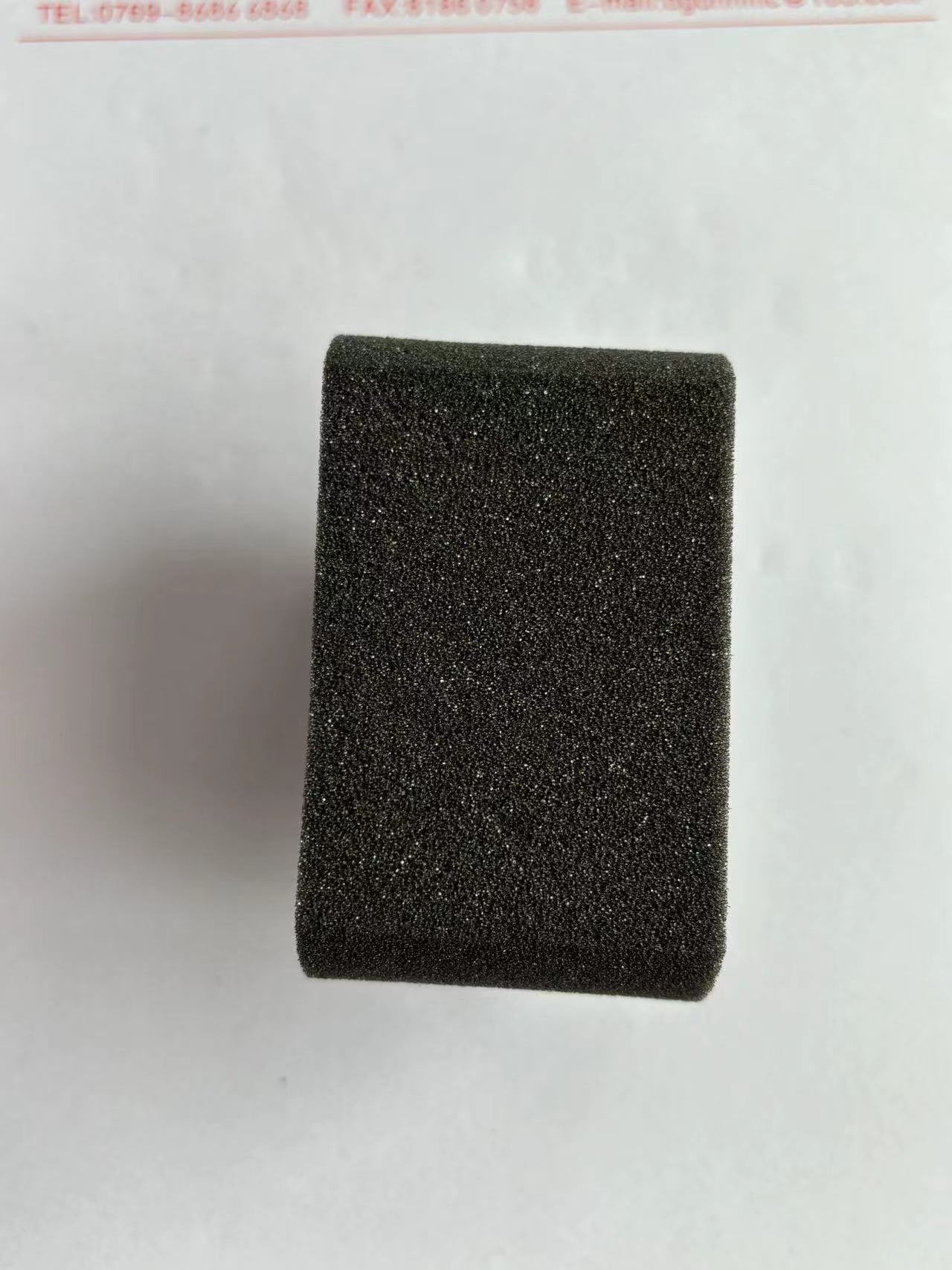 Custom black sponge foam for watch box insert die cutting black cushion foam expanding watch foam packing