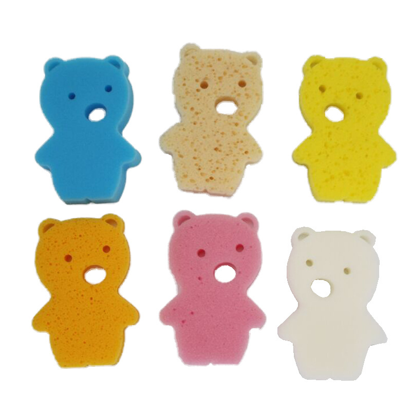 Bear Shape Sponge Foam for Toy Facial Makeup Sponge Apply Base Makeup Accept Private Logo Extra Soft Washable Warmly Welcomed