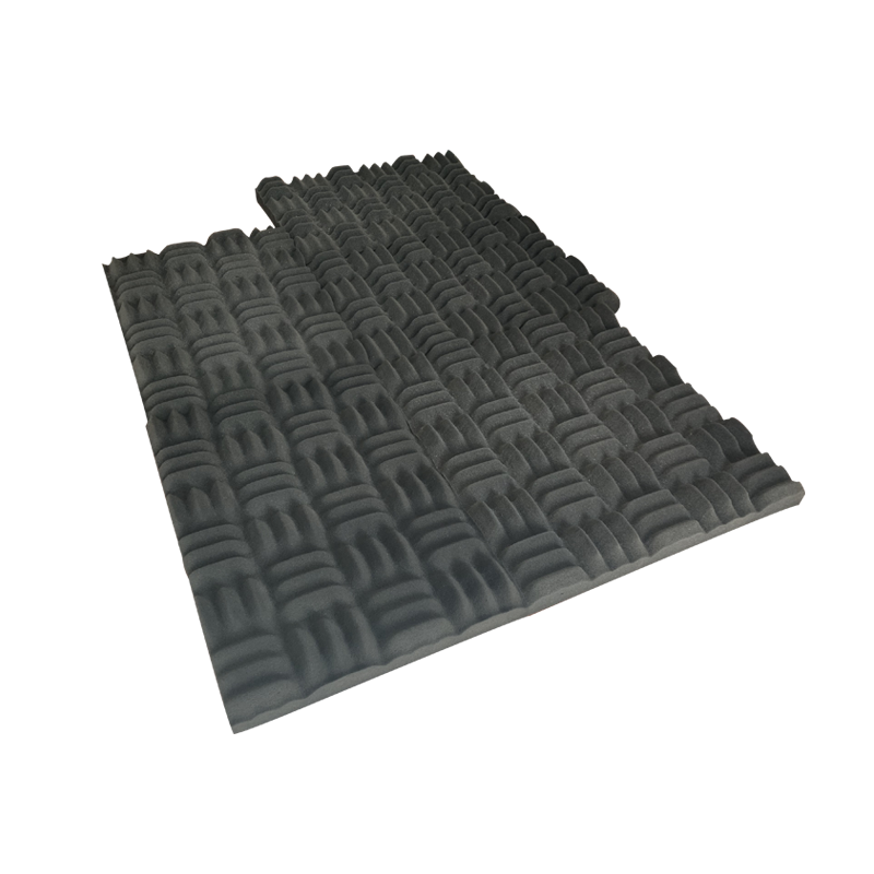 Hot selling Fireproof colorful high density PU foam sponge with self-adhesive tape acoustic foam panels