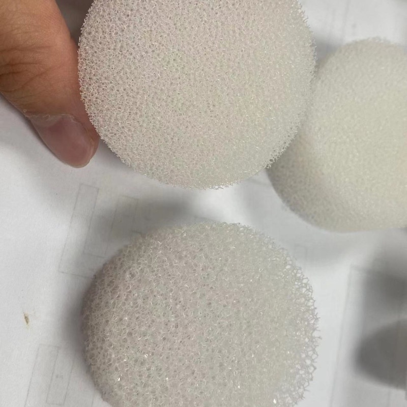 Reticulated Polyurethane Cylinder Foam in 15ppi 20ppi 30ppi 35ppi 40ppi 50ppi Mushroom House Open Cell White Color Filter Sponge