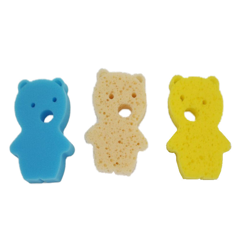 Bear Shape Sponge Foam for Toy Facial Makeup Sponge Apply Base Makeup Accept Private Logo Extra Soft Washable Warmly Welcomed