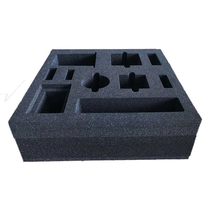 Custom Cut Foam With Die Cut Hole High Density Shockproof Polyethylene Packing Foam For Protective Packaging